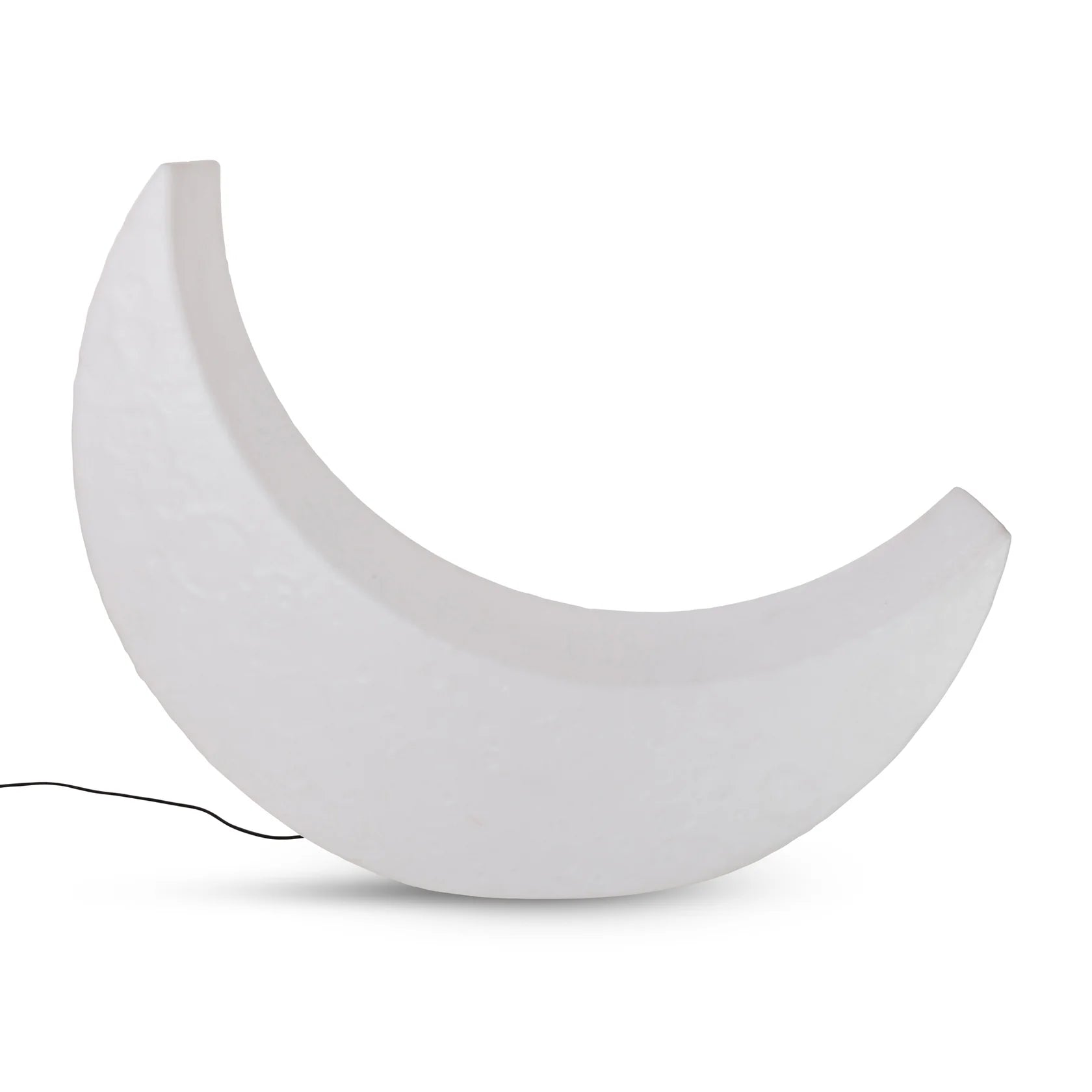 Lámpara de suelo con diseño de luna para interior y exterior