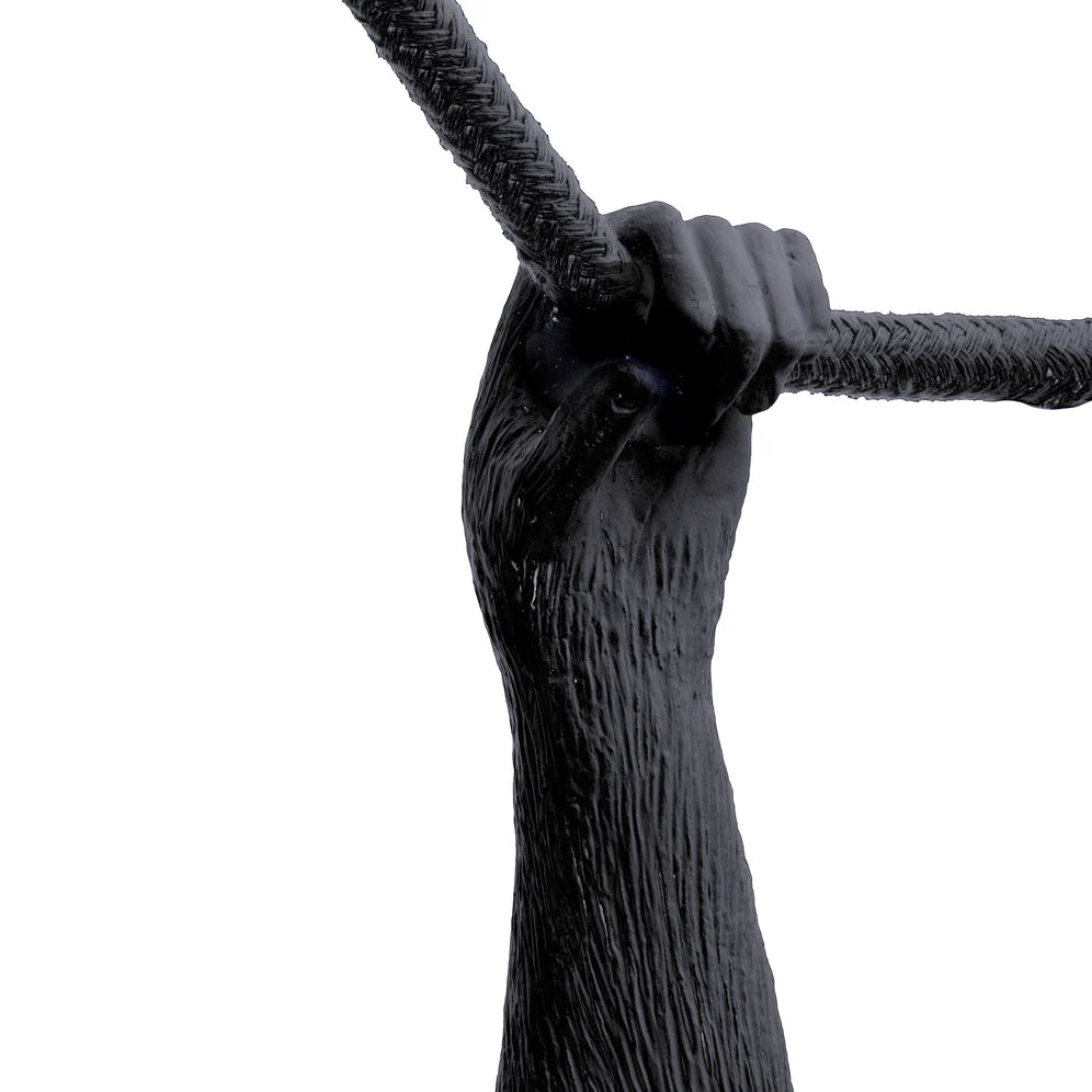 Lámpara colgante decorativa con figura de mono