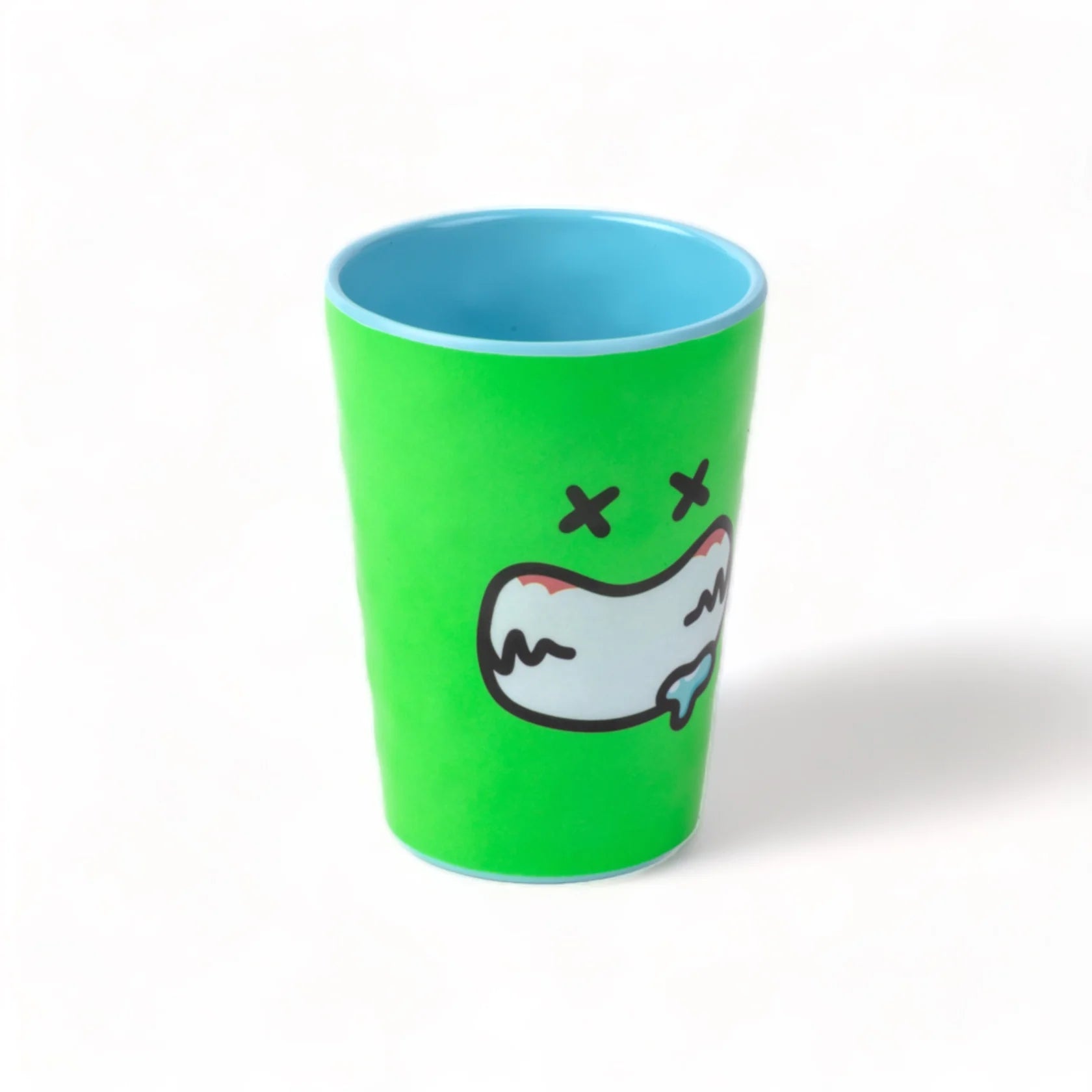 Vaso de agua de melamina con diseño de monstruo
