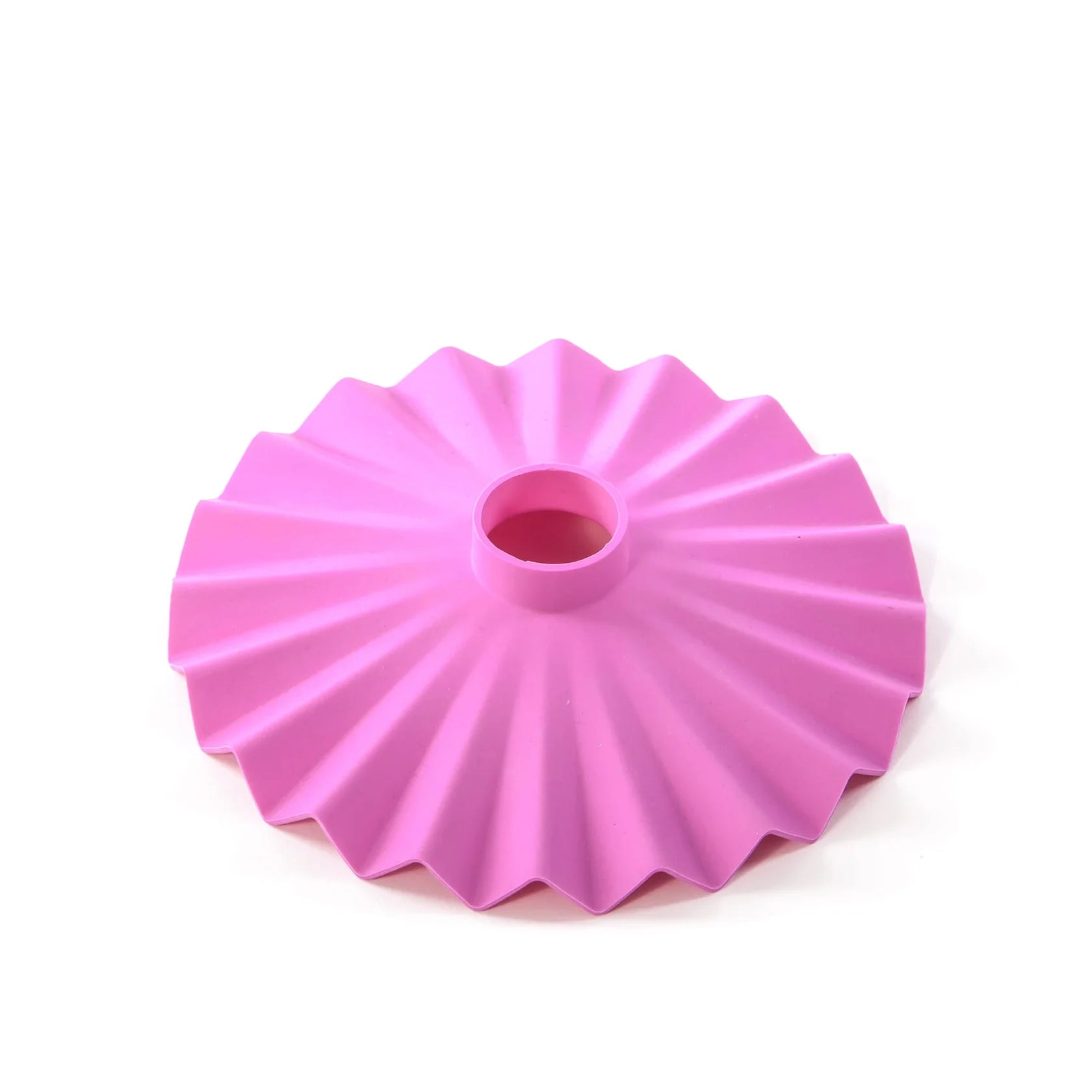 Pantalla de lámpara rosa de silicona para interior y exterior