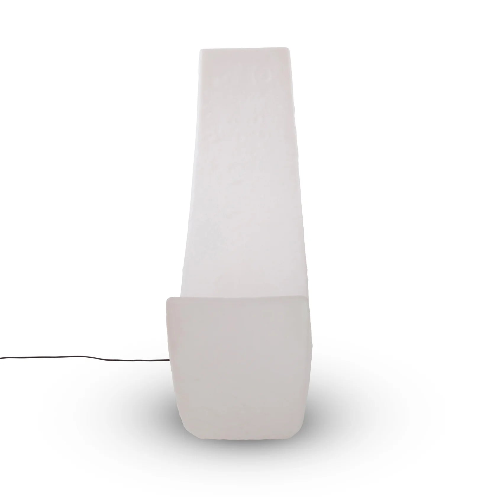 Lámpara de suelo con diseño de luna para interior y exterior