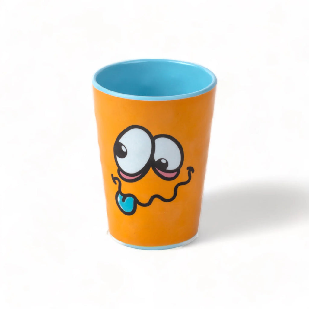 Vaso de agua de melamina con diseño de monstruo